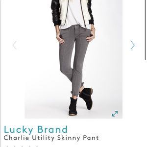 lucky brand Charlie utility pant size 27   7w20379